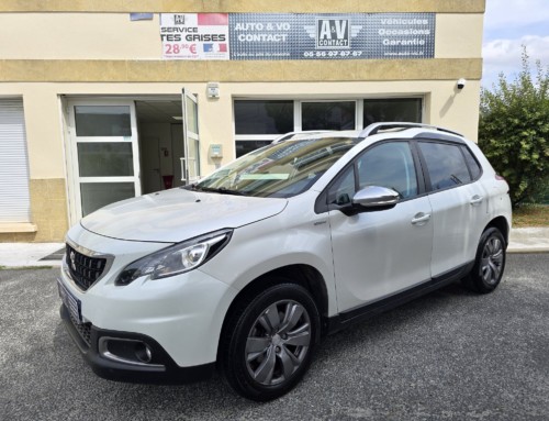 PEUGEOT 2008 PURETECH 110CH STYLE BVM Du 30.08.2018 – 69 750 KMS – 9 990 €