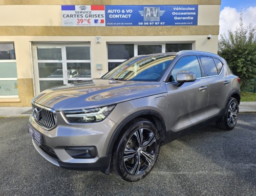 VOLVO XC40 T5 RECHARGE 180+82CH INSCRIPTION DCT7 Du 29.06.2021 – 59 400 KMS – 29 490 €