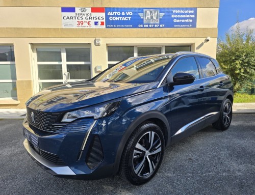 PEUGEOT 3008 Puretech 130CH GT EAT8 Du 08.04.2021 – 102 900 KMS – 18 990 €