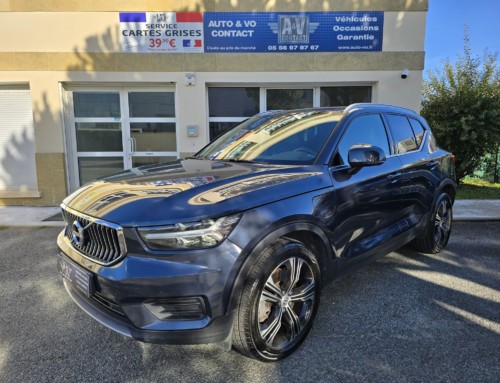 VOLVO XC40 T5 RECHARGE 180+82CH INSCRIPTION BUSINESS DCT7 Du 23.09.2021 – 49 990 KMS – 29 490 €