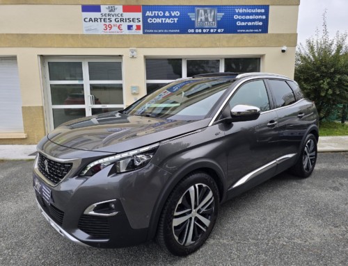 PEUGEOT 3008 GT 2.0 BLUE HDI 180CH EAT6 Du 29.06.2017 – 155 200 KMS – 16 990 €