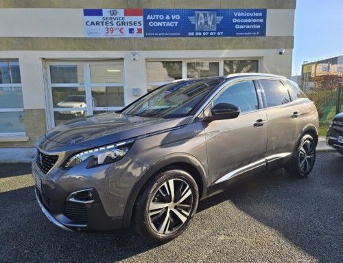 PEUGEOT 3008 GT LINE 1.2 PURETECH 130CH BVM6 Du 02.01.2017 – 109 700 KMS – 12 990 €