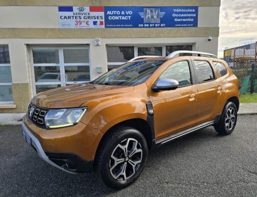 DACIA DUSTER Blue DCI 115 4×2 PRESTIGE Du 31.01.2019 – 89 100 KMS – 12 990 €