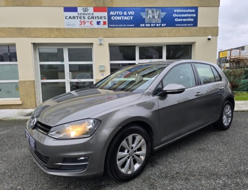 VW GOLF 1.6 TDI 105CH BMT DSG7 CONFORTLINE Du 20.01.2015 – 165 800 KMS – 10 490 €