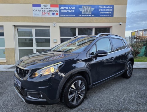 PEUGEOT 2008 PURETECH 130CH EAT6 ALLURE Du 08.10.2019 – 95 900 KMS – 10 490 €