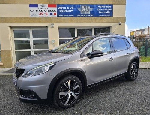 PEUGEOT 2008 PURETECH 110CH GT LINE EAT6 Du 04.01.2017 – 61 700 KMS – 10 490 €