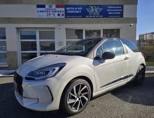 DS DS3 PURTECH 130CH BVM6 SPORT CHIC Du 04.04.2018 – 14 800 KMS – 11 990 €