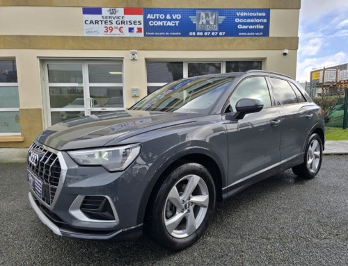 AUDI Q3 35 TFSI 150 CH DESIGN LUXE Du 19.08.2019 – 93 200 KMS – 21 990 €