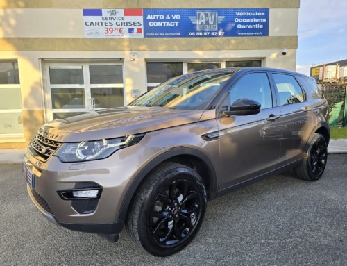 LAND ROVER DISCOVERY SPORT HSE MARK II TD4 150CH A 4×4 Du 29.11.2016 – 124 000 KMS – 15 990 €