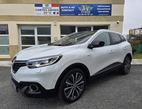 RENAULT KADJAR DCI 110CH INTENS BOSE EDC Du 20.12.2017 – 124 500 KMS – 13 790 €